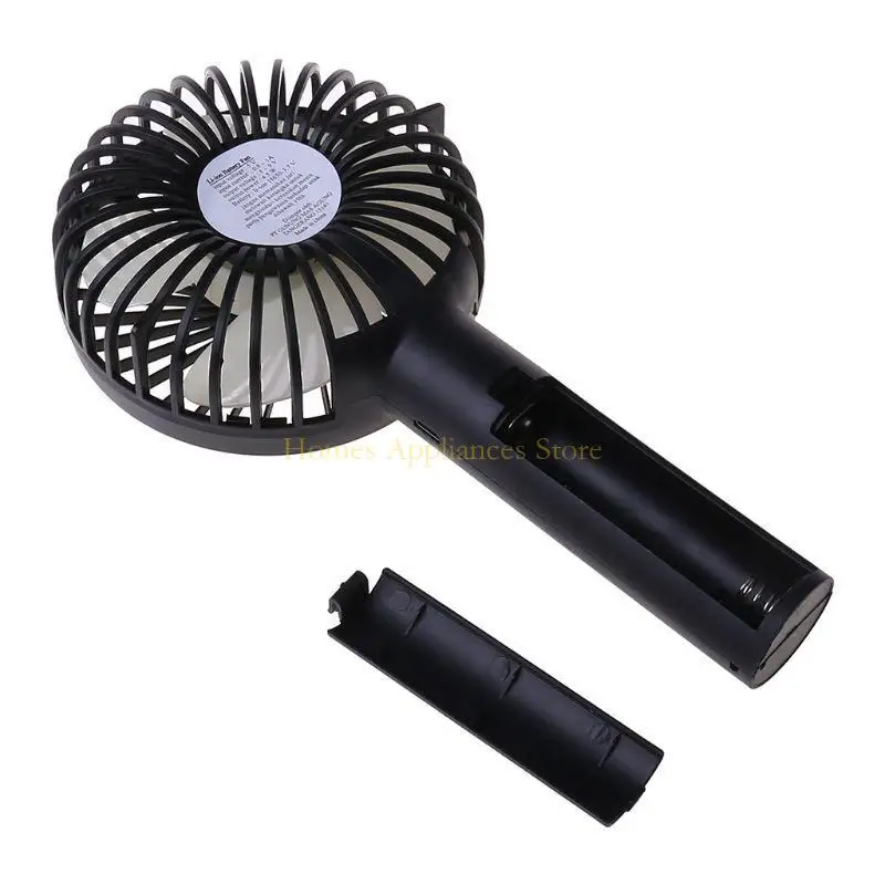 D0AB mini ventilador portátil portátil portátil escritorio enfriamiento baterías recargables con