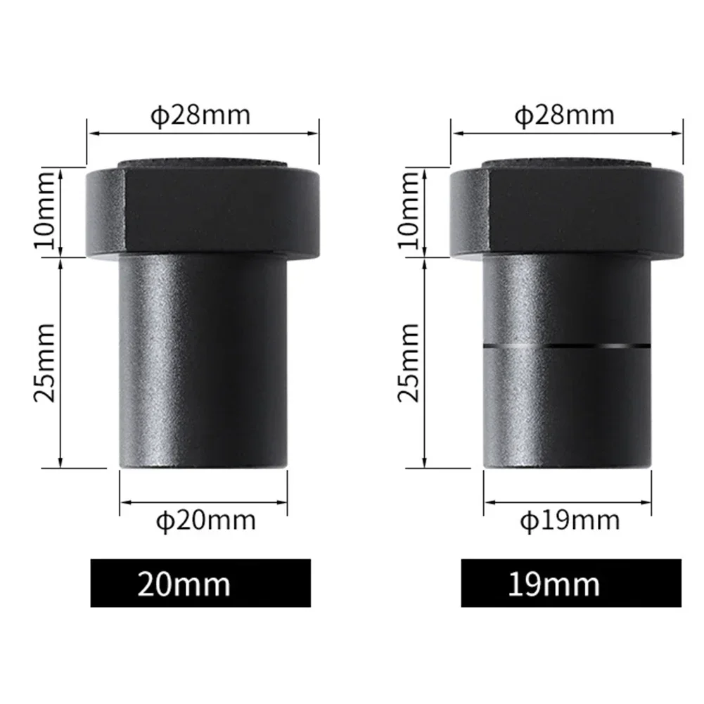 Braçadeira de parada de freio para bancada, 19/20mm, liga de alumínio, almofada de fixação quadrada para banco padrão, buraco para cachorro