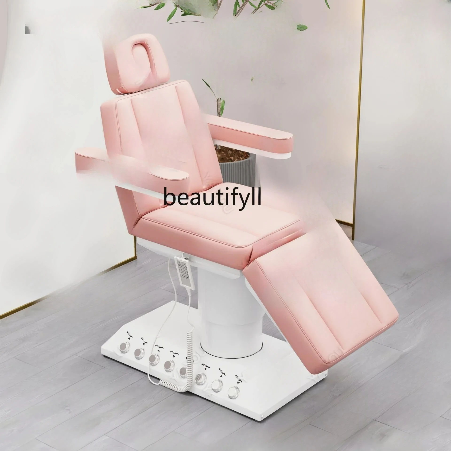 

Electric beauty special facial treatment bed pattern embroidery bed