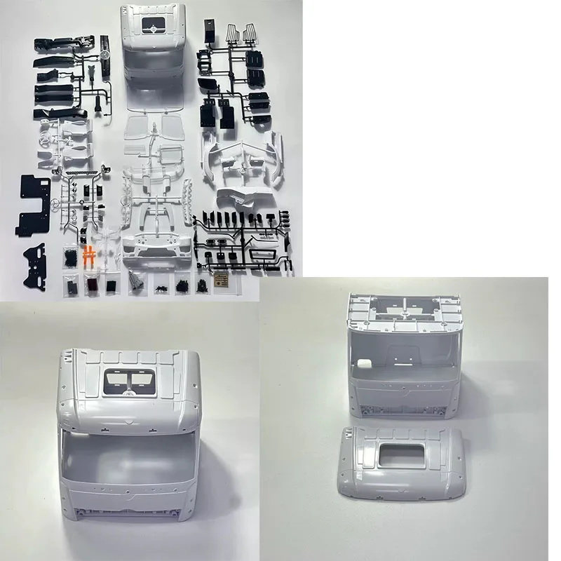 1/14 RC DIY Truck Cab Shell Hydraulische Onderdelen voor Tamiya 6x6 Benz 3363 Update Speelgoed Accessoires