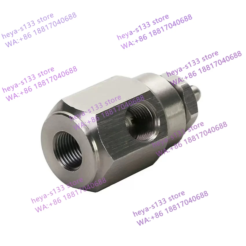 Stainless steel miniature air atomizing nozzle Small gas-liquid mixing nozzle 1/8 threaded little finger dust removal nozzle