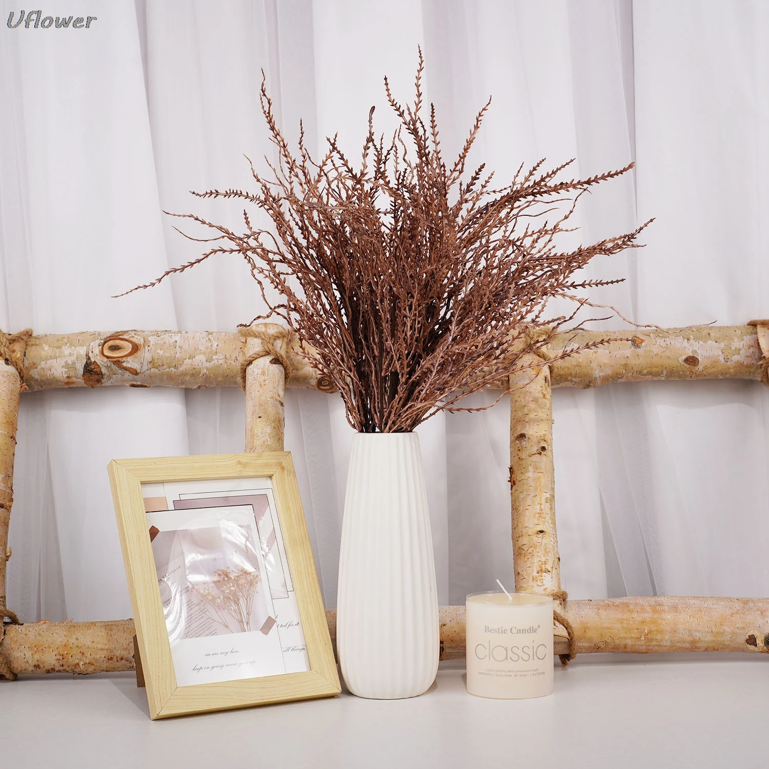 

Artificial Birch Twigs Branches - Home Wedding Party Decor DIY Flower Arrangement Artificial Plants for Home Decor