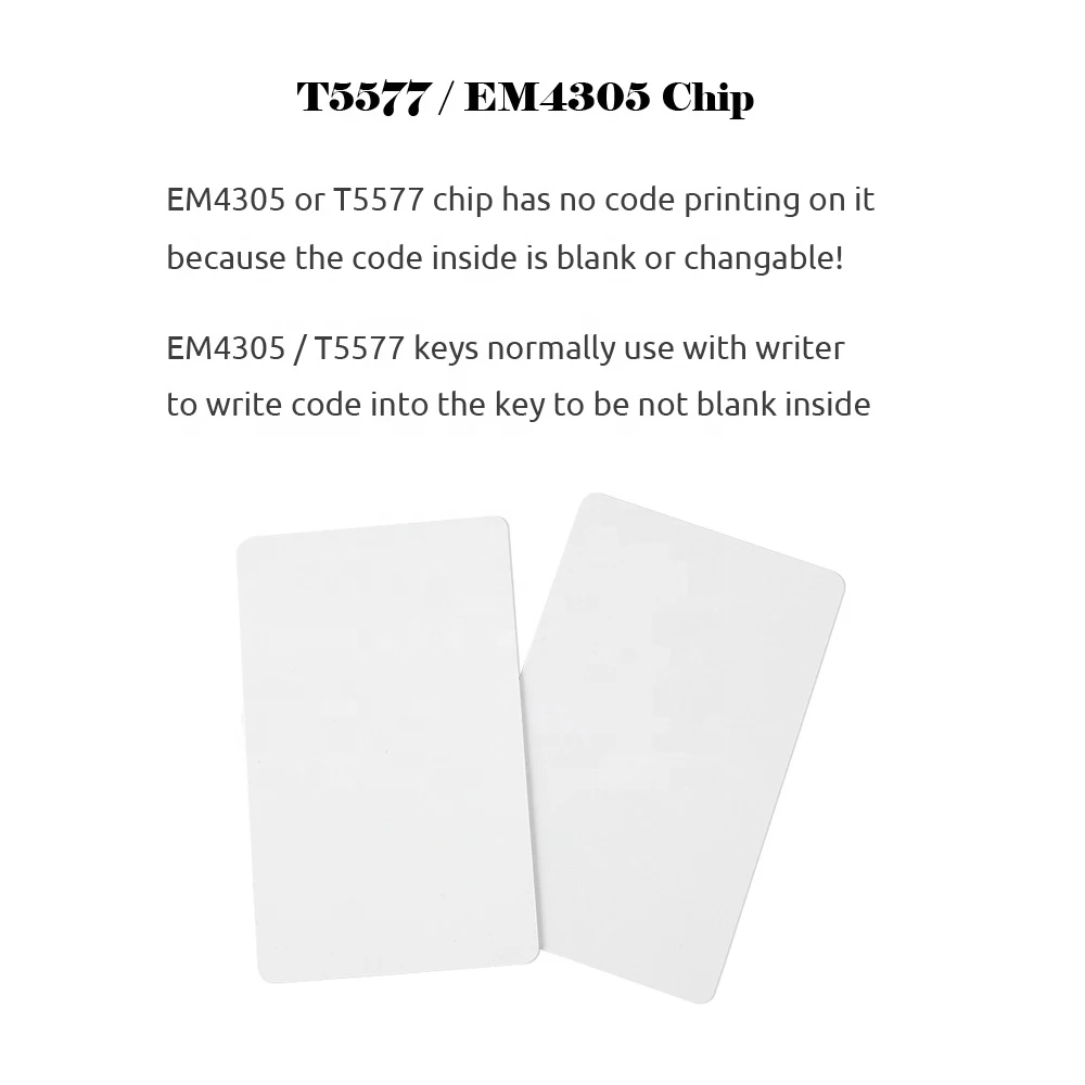 10 Cái/lốc T5577 Duplicator Chép RFID 125Khz Thẻ Gần Rewritable Viết Được Copiable Nhân Bản Vô Tính Nhân Bản Kiểm Soát Truy Cập