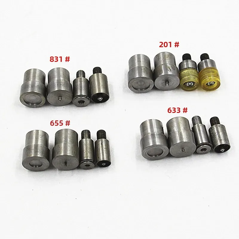 Metal Snap Buttons Mold for Hand Pressure Machine, Button Tool, DIY Sewing Dies 201, 633, 655, 831, 501/503