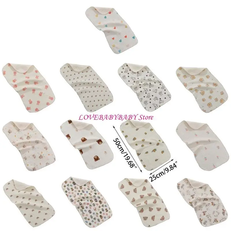 Baby Hand Towel Cartoon Solid Bath Towel High-absorbent Square Face Towel Infant Washing Towel Soft Breathable Towel 4XBC