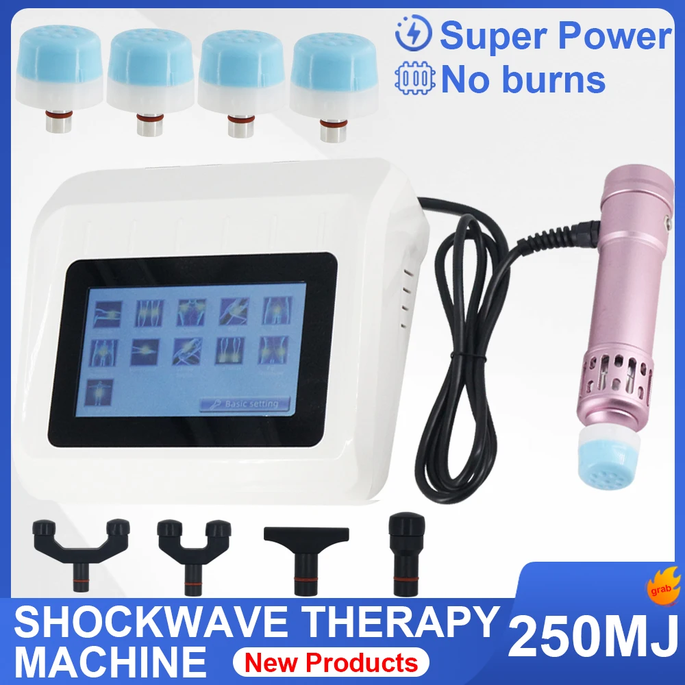 

Professional Shock Wave Device Shockwave Therapy Machine Effective ED Treatment Neck Relief Pain 250MJ Body Relaxing Massager