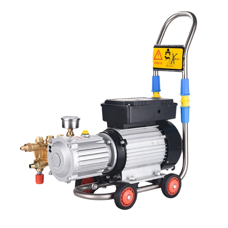 

220V High Pressure Washer Household Mobile Convenient Car Washing Machine Brush Pump Pure Copper High Power Car Wash Equipment