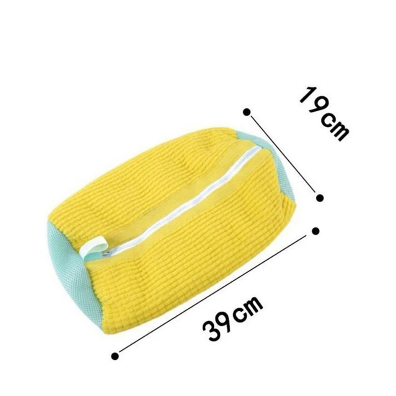 New hot Durable Shoe Washing Machine Bag for All Shoe Types-Yellow ,Ideal for Sneakers and Casual Shoes,Laundry Wash Bag image 3