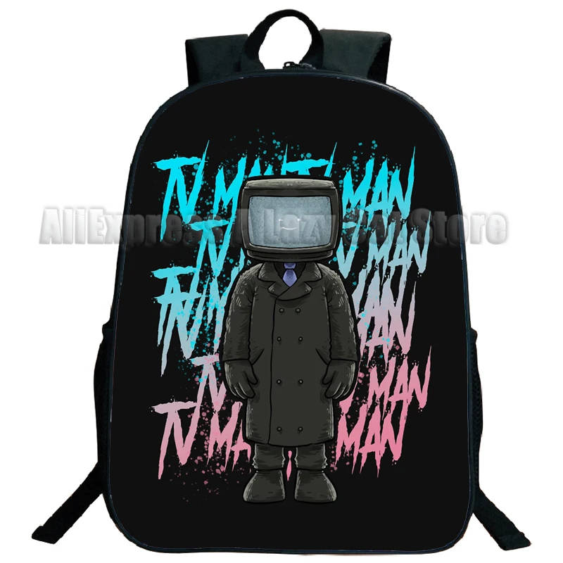 Mochila com design dos desenhos animados para homens e mulheres, saco de viagem com câmera anime, laptop, laptop, estudante universitário