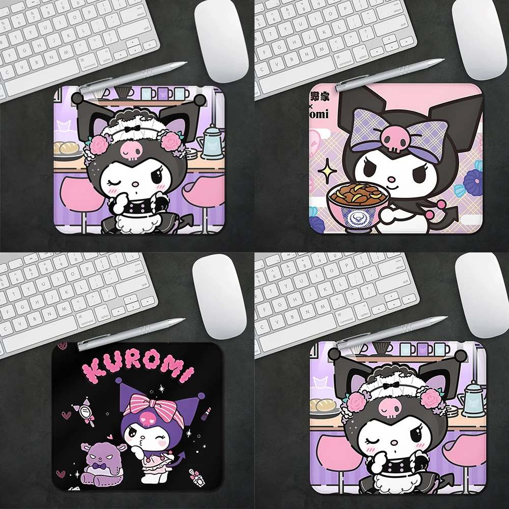 Cute Anime Kuromi Gaming Mouse Pad XS Small Mousepad For PC Gamer Desktop Decoration Office Mouse Mat Deskmat Rug