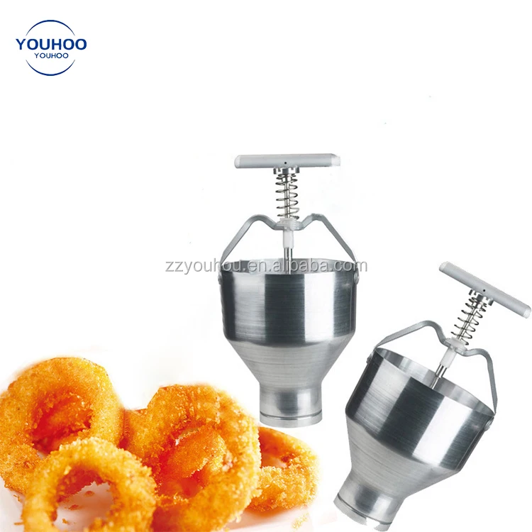 سهلة التشغيل بيد واحدة، موزع يدوي على شكل دونات، صانعة الوافل على شكل دائري، آلة صغيرة للكيك