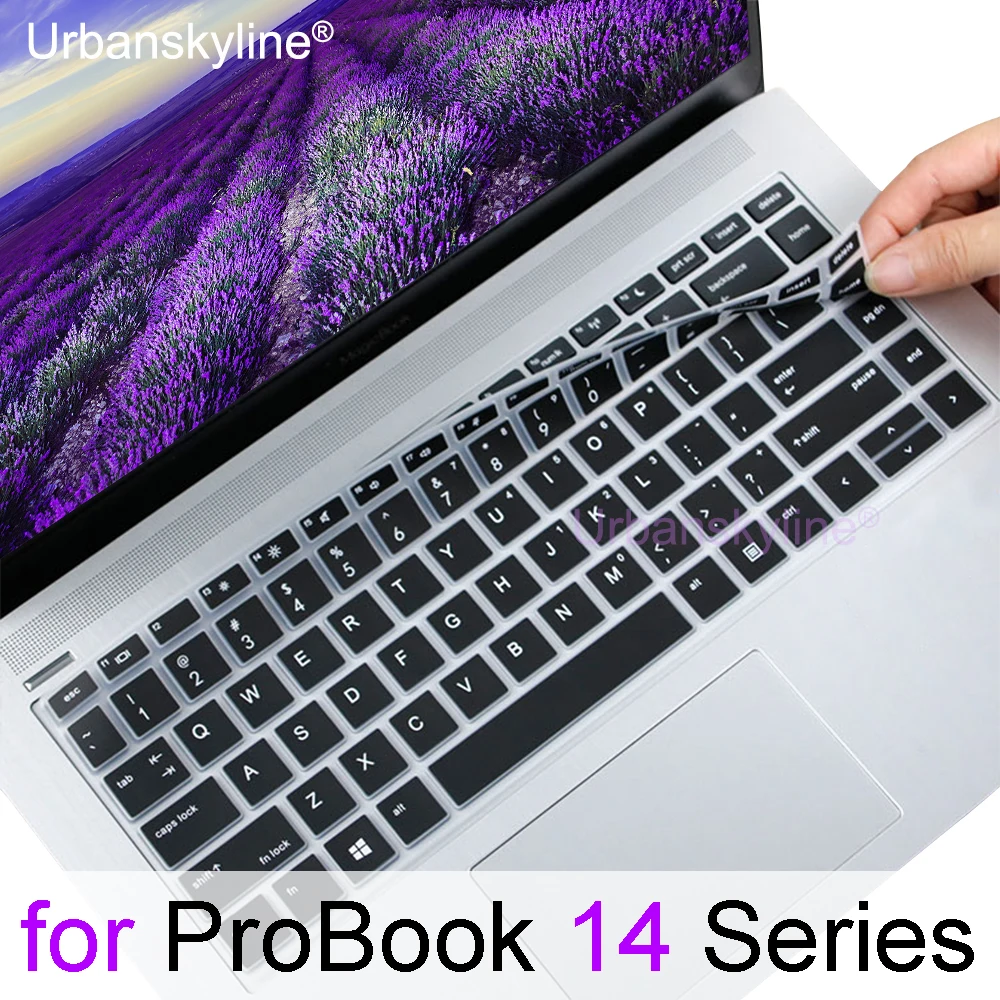 

Чехол для клавиатуры для HP ProBook 445 G10 440 G9 640 G8 G7 G6 G5 645 G4 G3 G2 X360 G1, силиконовый защитный чехол, аксессуар 14