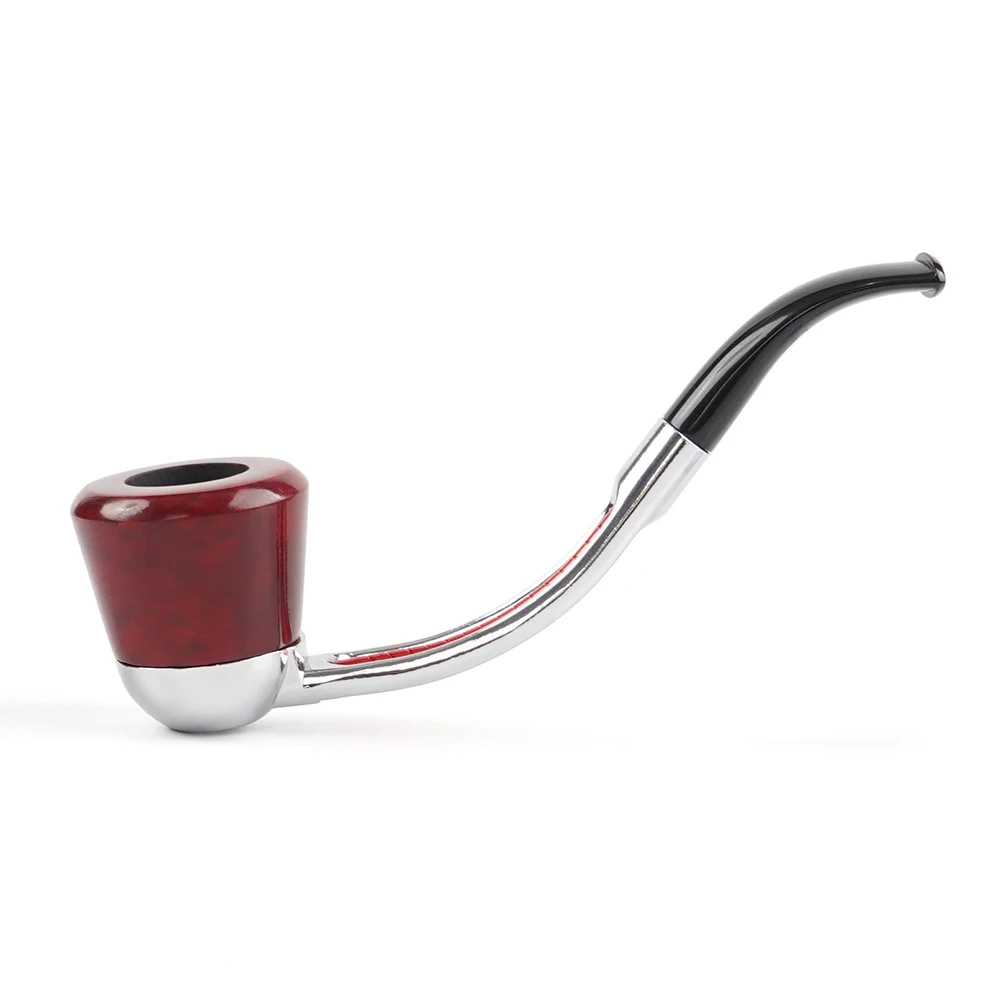 Metal Colored Pipes, Tobacco Pipes, Premium Smoking Pipes, Straight or Curved, 3mm Filters, High Quality Pipes, Briarwood Pipes