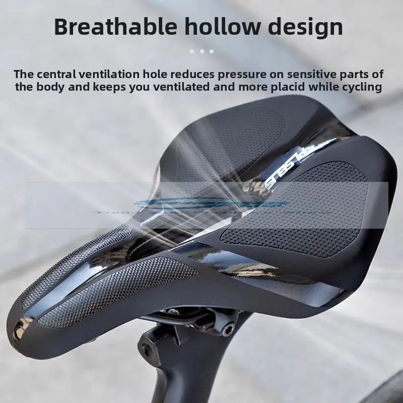 

PLSELIS подушка сиденья для горного велосипеда, мягкая дышащая седельная сумка с коротким носом и утолщенной губкой с тиснением