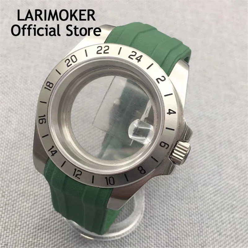 LARIMOKER 43mm Watch case Sapphire Glass Date Bracelet Fit PT5000 NH34 NH35 ETA 2824 PT MIYOTA8215  Mingzhu2813 DG3804 Movement