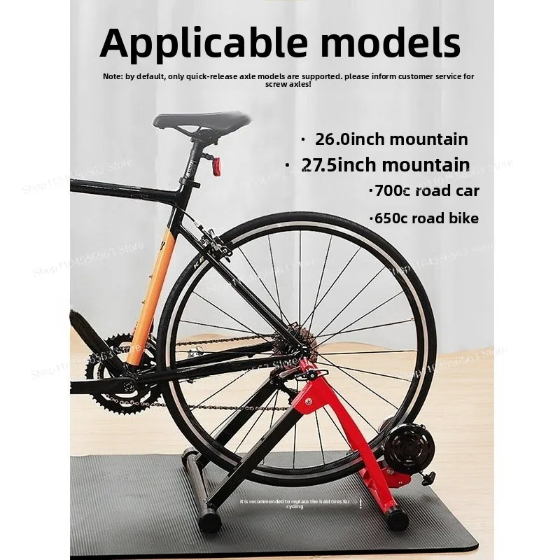 Indoor Cycling Platform, Road Bike, Mountain Bike, Magnetoresistive Silent Riding Table, Bicycle Roller Training Stand