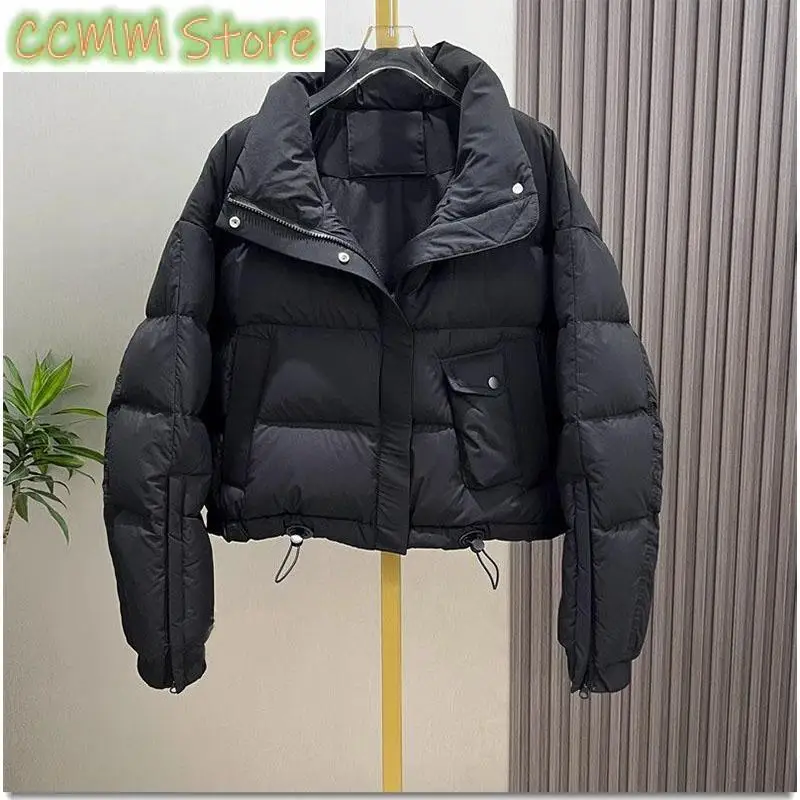 Winter New Women Fashion Loose Thick And Warm Bread Jacket Padded Parkas Lady Short Down Cotton Jacket