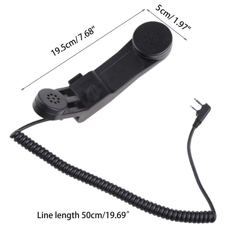 K Plug H-250 Ztac Airsoft Headphone Aksesoris untuk UV-5R Radio Militer