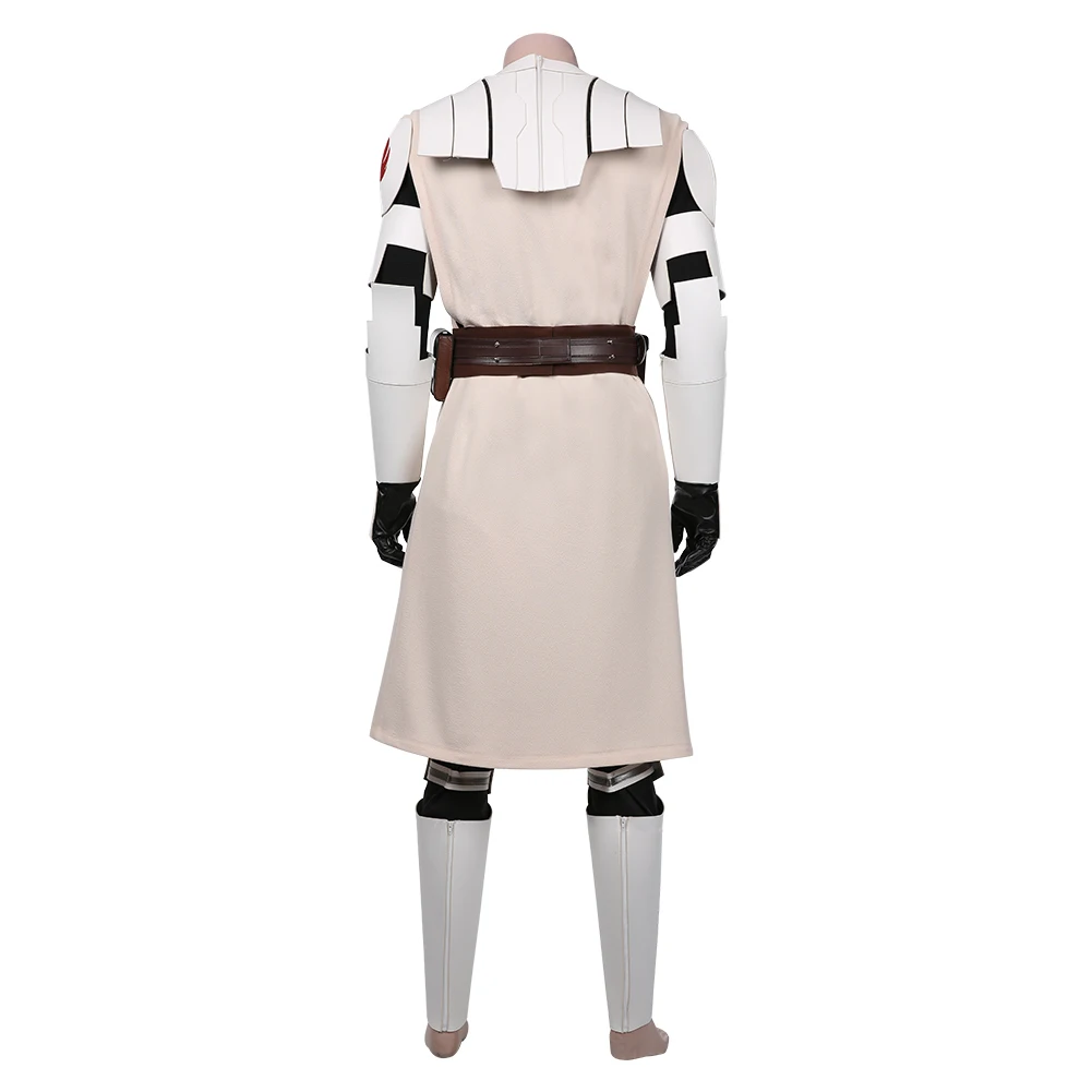 Obi Wan Kenobi Cosplay Anime Costume cappotto giacca a vento pantaloni abiti Fantasia uomini Halloween carnevale partito travestimento vestiti