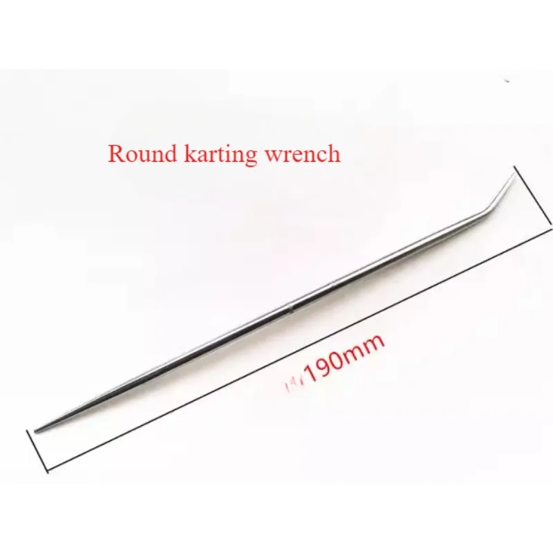 Piano tuning tool, combination karting wrench, wooden karting round stud wrench, karting needle