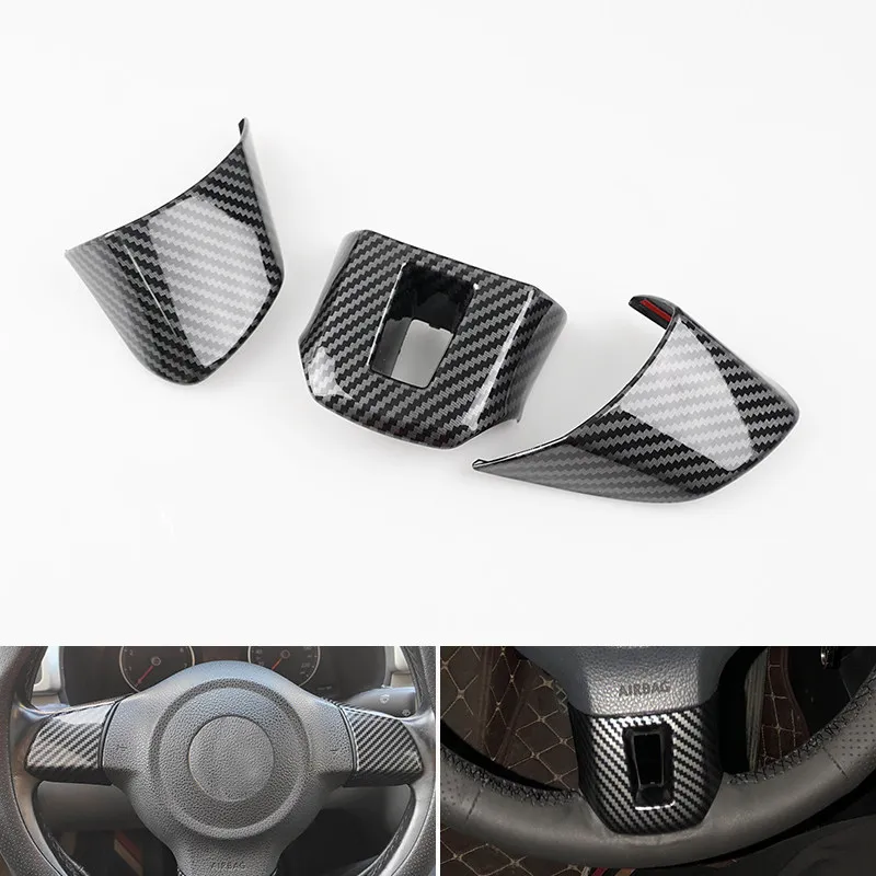 

Car Accessories Steering Wheel Cover Trim For VW Golf 6 MK6 Bora 2009-2012 Jetta Polo Touran Eos 2011-2014 Carbon Fiber Pattern