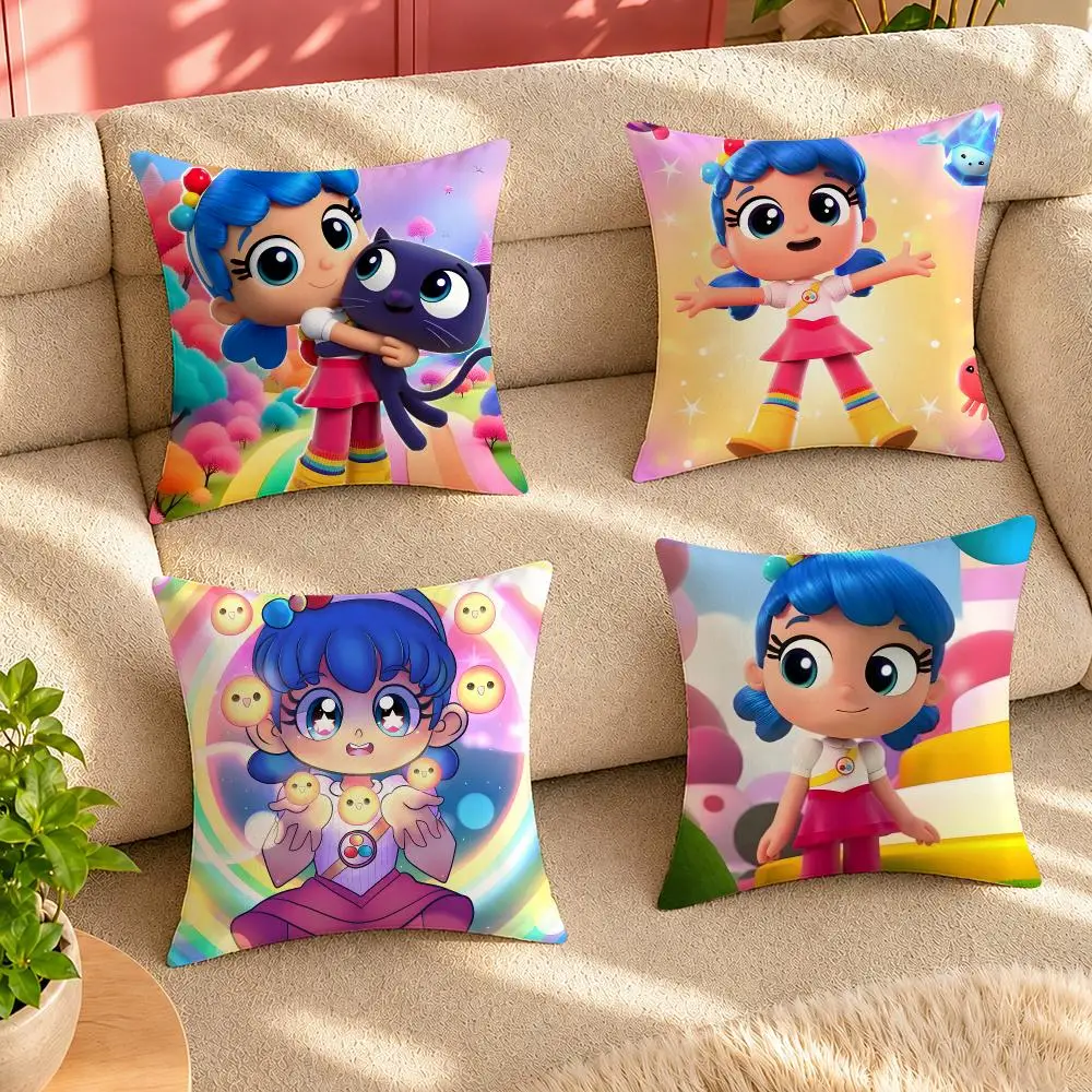 True Rainbow Kingdom Cushion Cover Pillow Cover Decorative Throw Couch Home Decor for Living Room Sofa