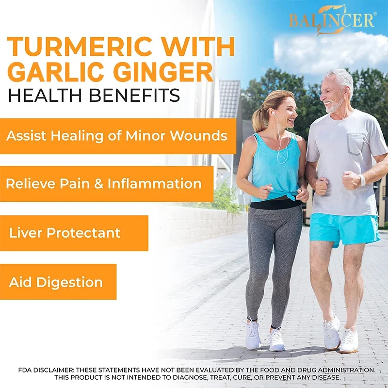 Turmeric Curcumin with Black Pepper for Optimal Absorption, Best Vegan Joint Support Supplement