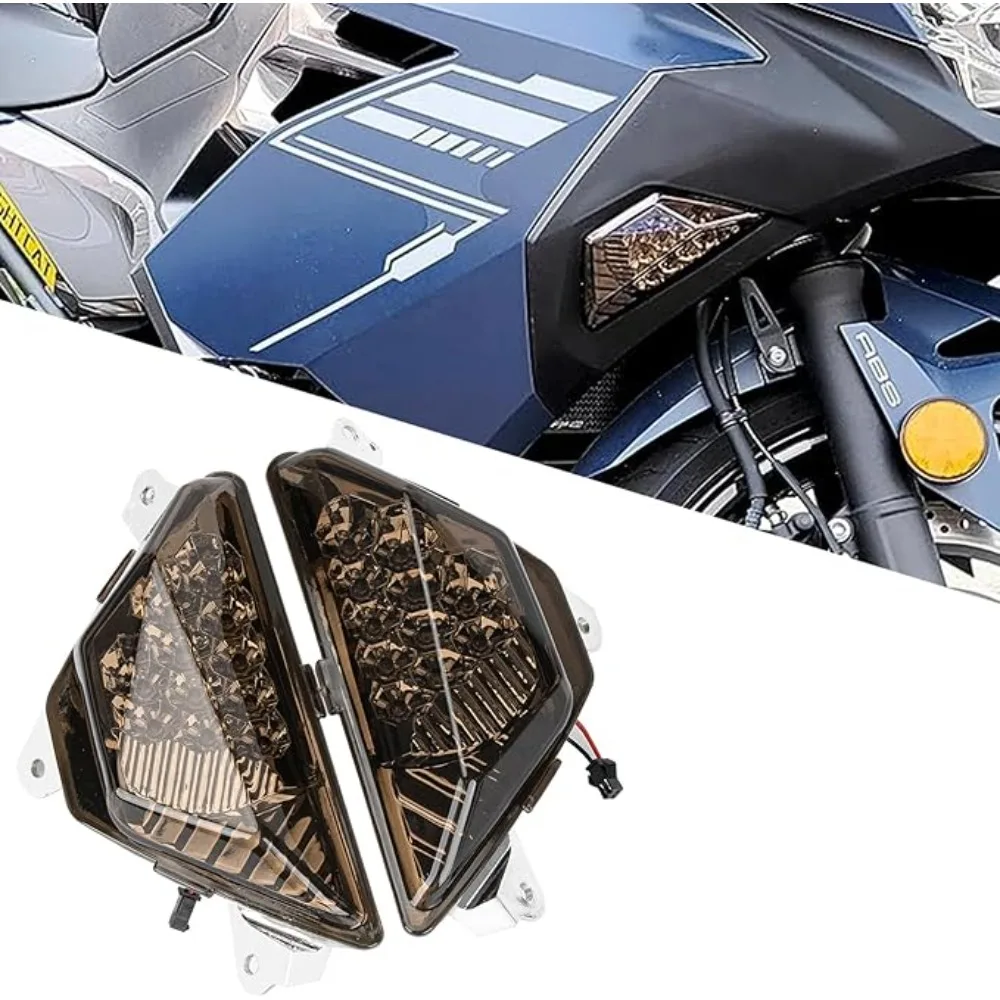 

Motorcycle Front Turn Signals Light Lamp for Kawasaki Ninja 250/300 2013-2018 400 2018-2024 650 2012-2024 1000/1000 SX