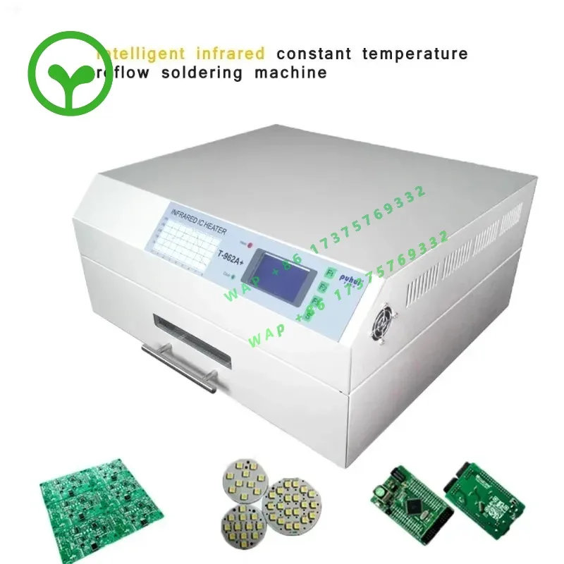 【2026】T-962A+ Desktop Drawer Type Small Reflow Soldering Machine 2300W Reflow Oven Wave IC Heater T962A+
