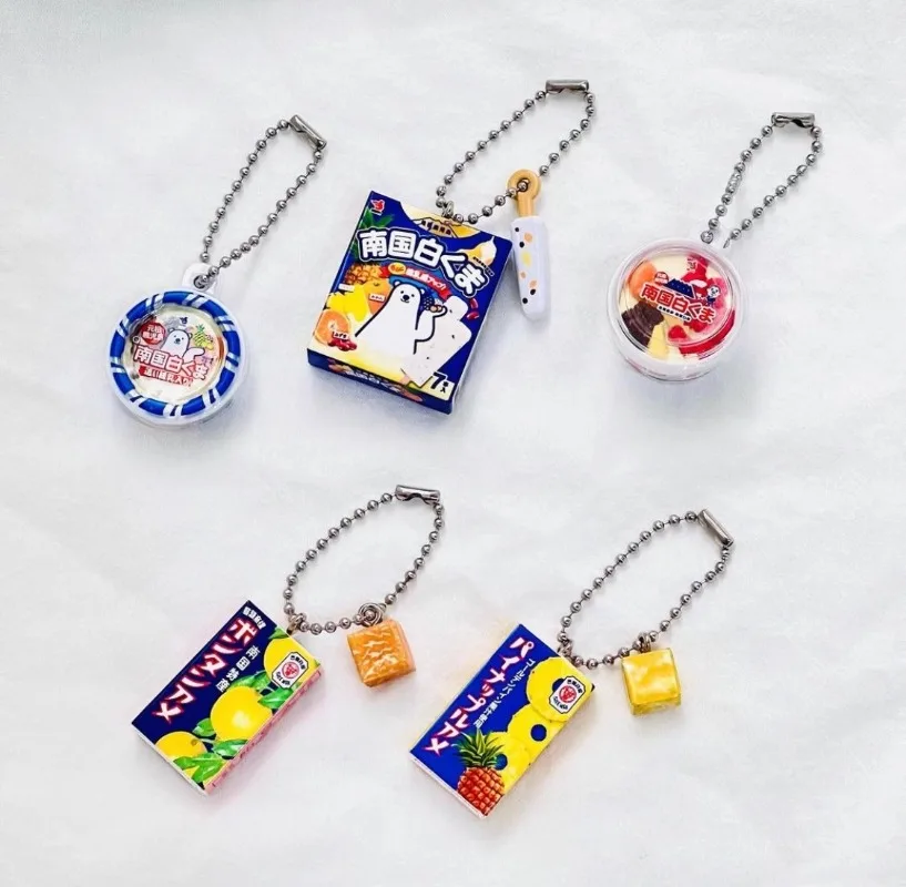 Bandai Original Japan Gashapon Figure Anime Cute SEIKA Ice Cream Water Miniature Model Kawaii Keychain Gacha Capsule Toys