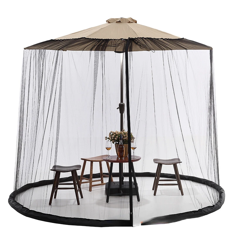 

Outdoor Mosquito Net Parasol Black Water Pipe Weighted Umbrella Net Anti-mosquito Net Hot Selling