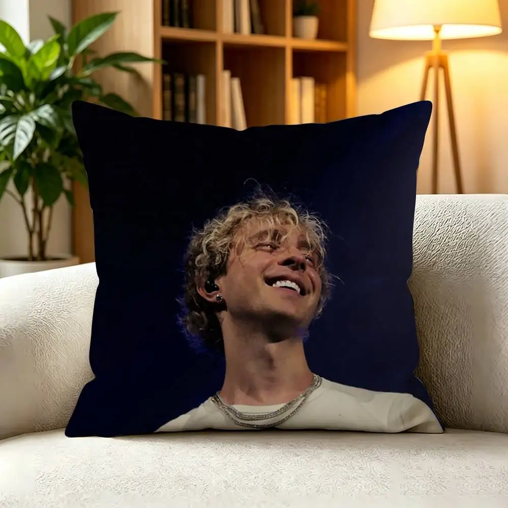 P-Popular Russian Hip Hop Star Egor Kreed  Square Double-Sided printed Pillow Case Bedroom Bedside Pillow Sofa Cushion Cover