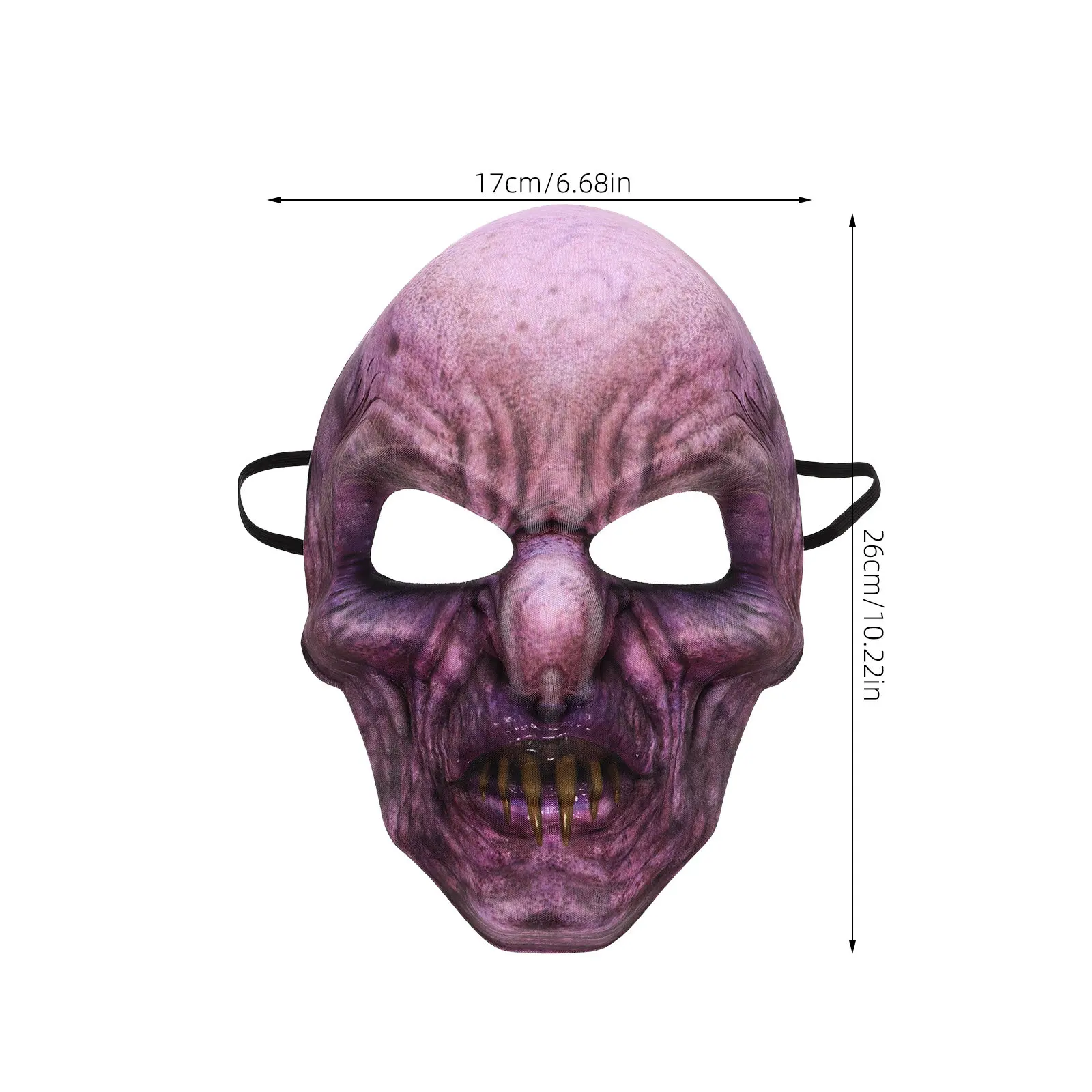 Scary Halloween Skull Mask Realistic Design Eva Material Long Service Life Party Cosplay Masquerade Carnival Festival