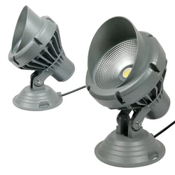 New Style COB Garden Lawn Lamp Light 220V 110V 24V Outdoor LED Spike Light 20W 30W 50W Path Landscape Waterproof Spot Bulbs