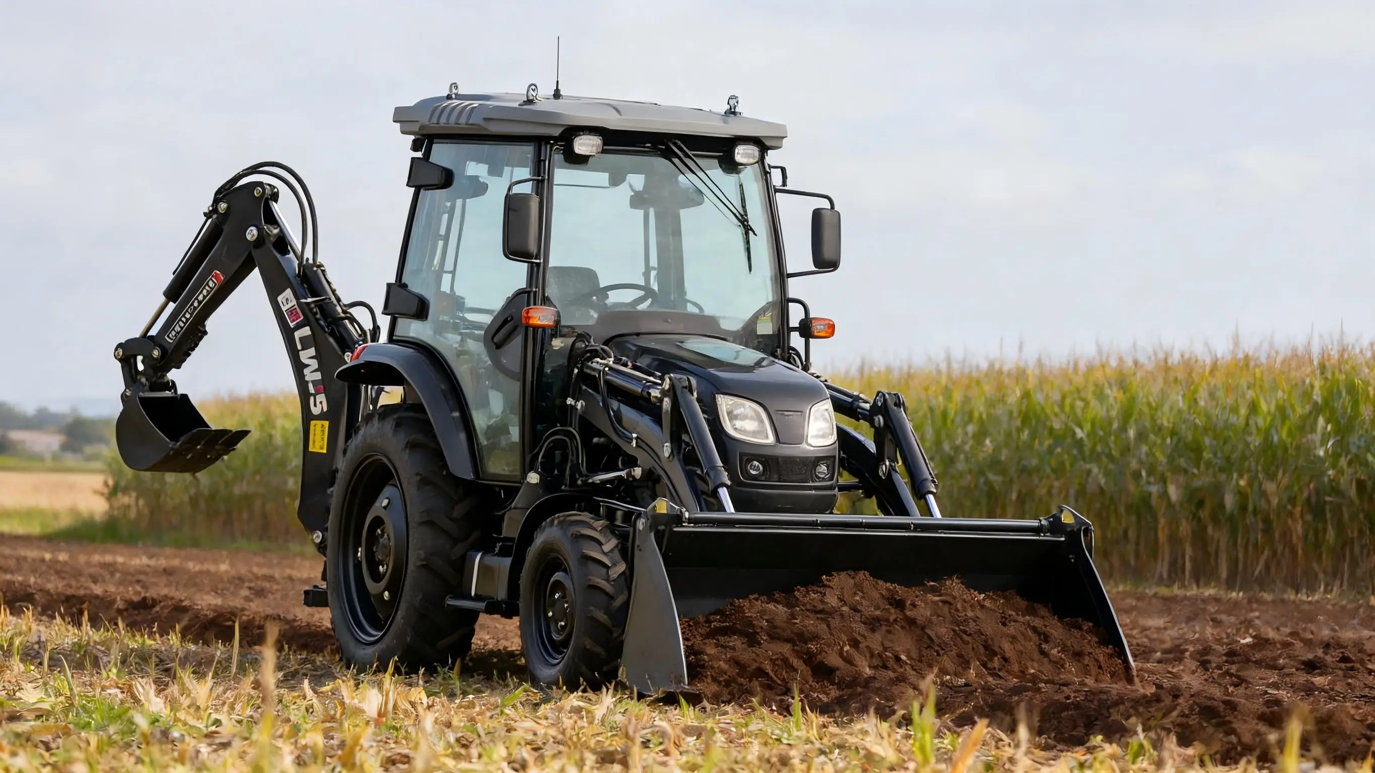 4x4 50-120 hp agricultural tractors for sale, CE certified, and compatible with various agricultural implements.