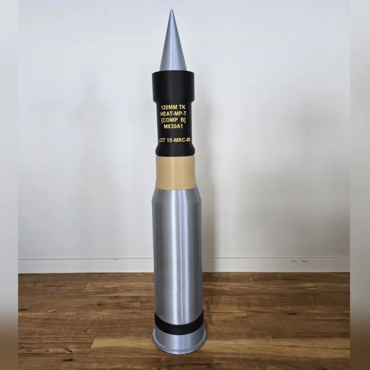 3D Printed M830A1 HEAT Shell Model 1/4 Scale - Military Enthusiast Collectible, Film & Cosplay Prop, Home Decoration