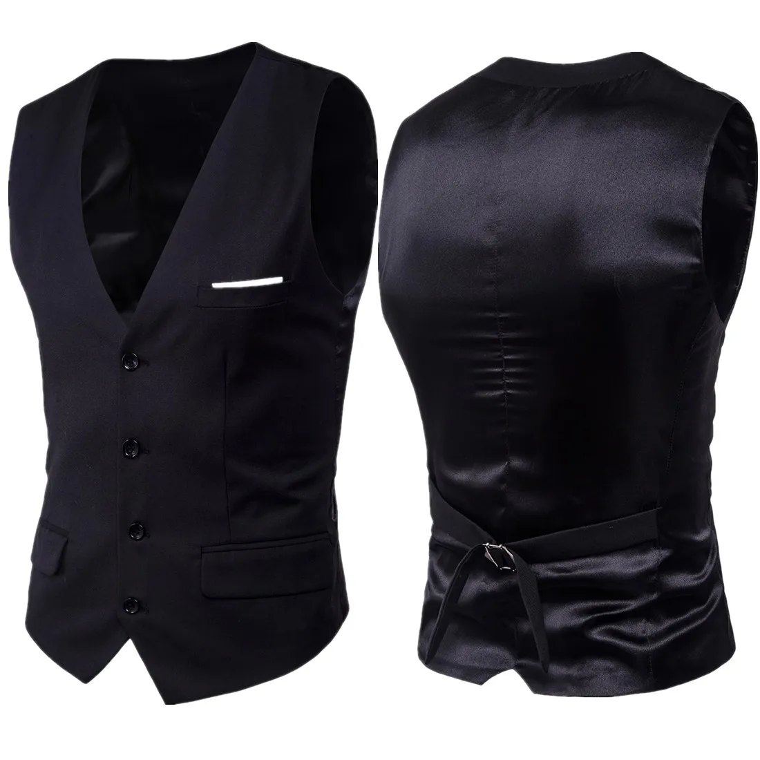 

Men's Suit Vest Formal Party Fashion Waistcoat Adult Wedding Dress Tuxedo Slim Fit