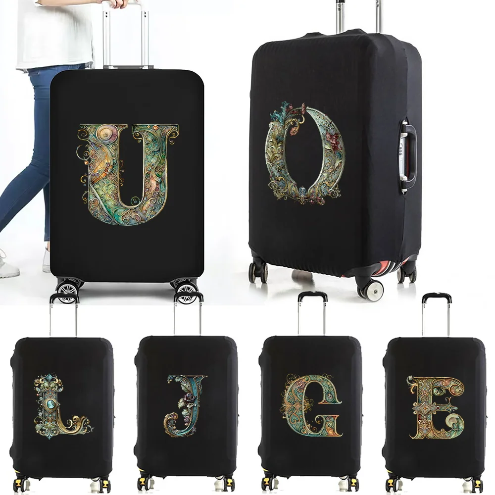 Luggage Cover Travel Accessories Reusable Travel Luggage Graphic Series Suitable Luggage 18-32inch Reusable Washable