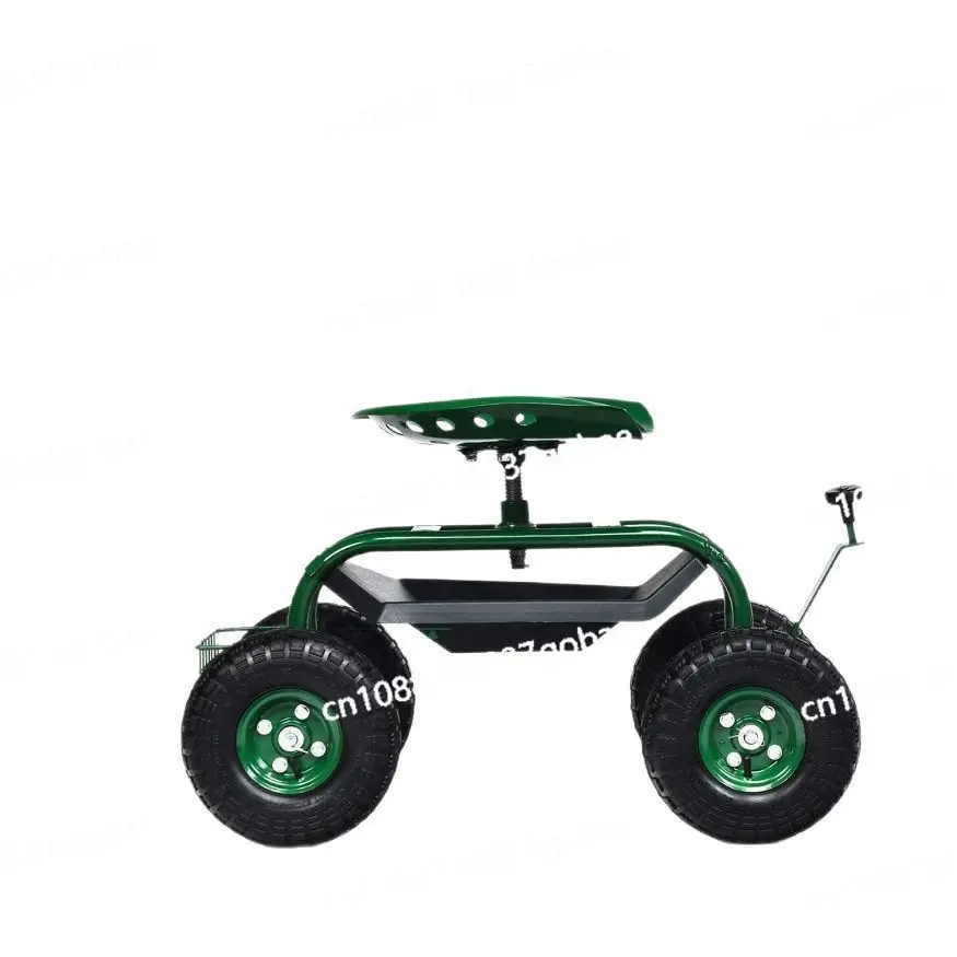 Cross-border Seat Car Turns To Greenhouse Mobile Lazy Stool Vegetable Garden Wheeled Walking