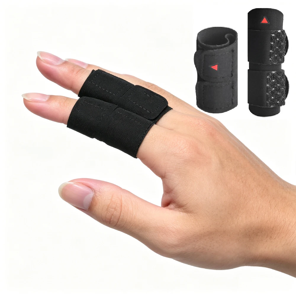 Non-Metal Finger Support Sleeve, Adjustable Protective Splint for Thumb & Fingers, Ideal for Basketball Tennis Volleyball Golf image 2