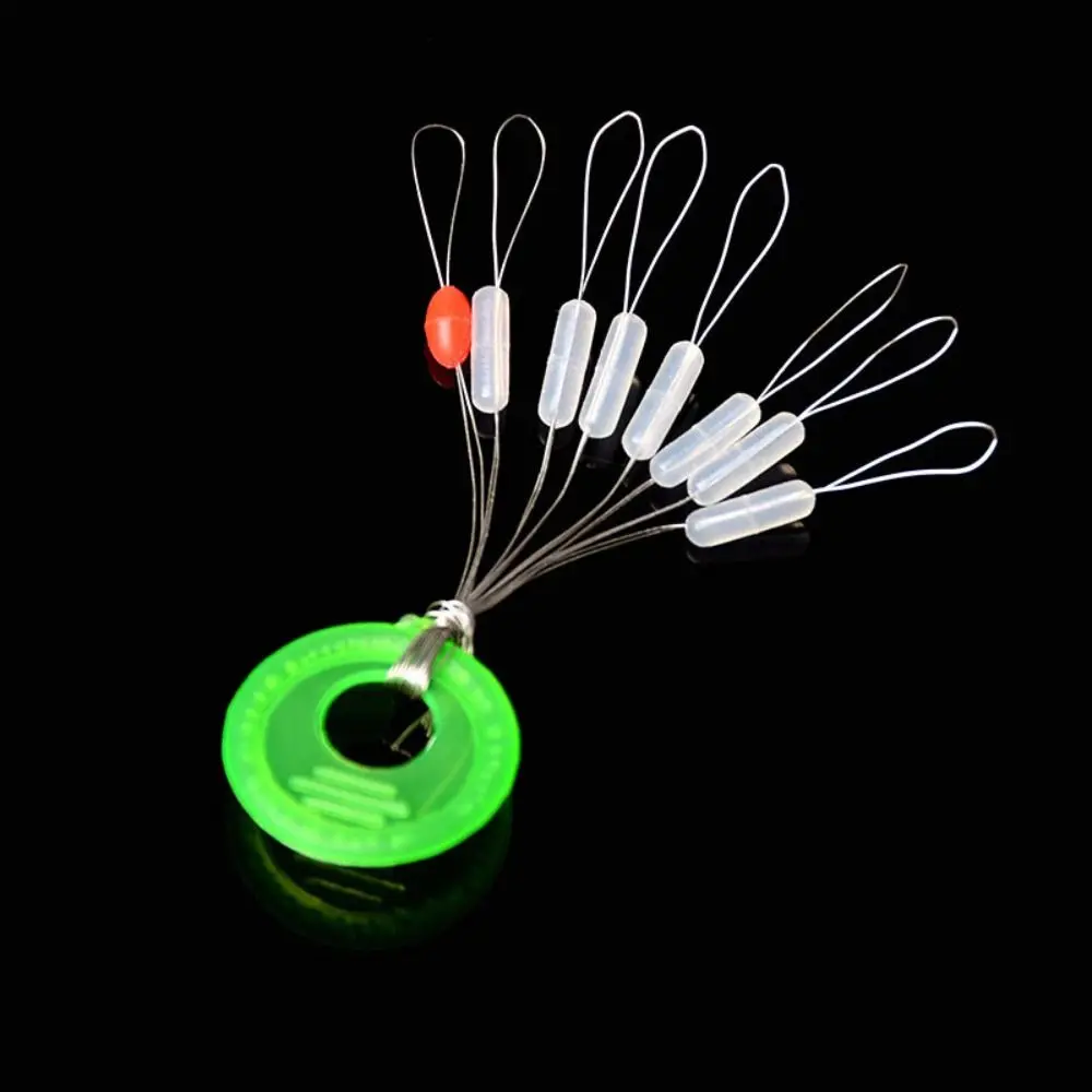 

Accessories Float Rubber Fishing Line Tackle Fishing Stopper Floats Bal Fish Beans Oval Float Float Beans Fishing Space Beans