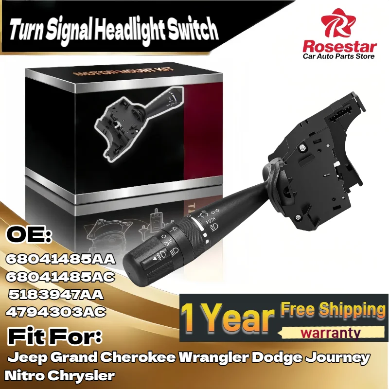 

Переключатель указателя поворота для Jeep Grand Cherokee Wrangler/Dadge Journey Nitro/Chrysler 68041485AA 68041485AC 5183947AA 4794303AC