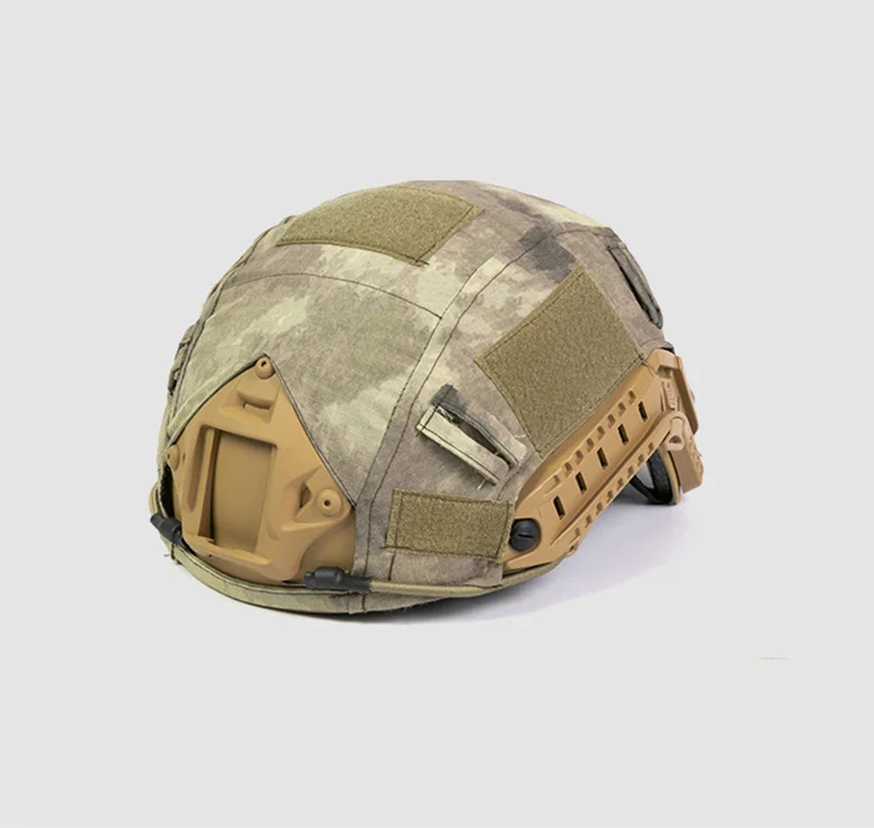 Suitable for FAST tactical helmet fabric cover hook & loop removable protective helmet cap cover camouflage accessories