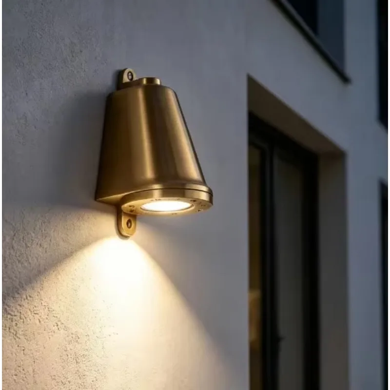 Outdoor Retro Industrial Style Clothing Store Entrance Sign Wall Light Coffee Exterior Single Head Wash Light