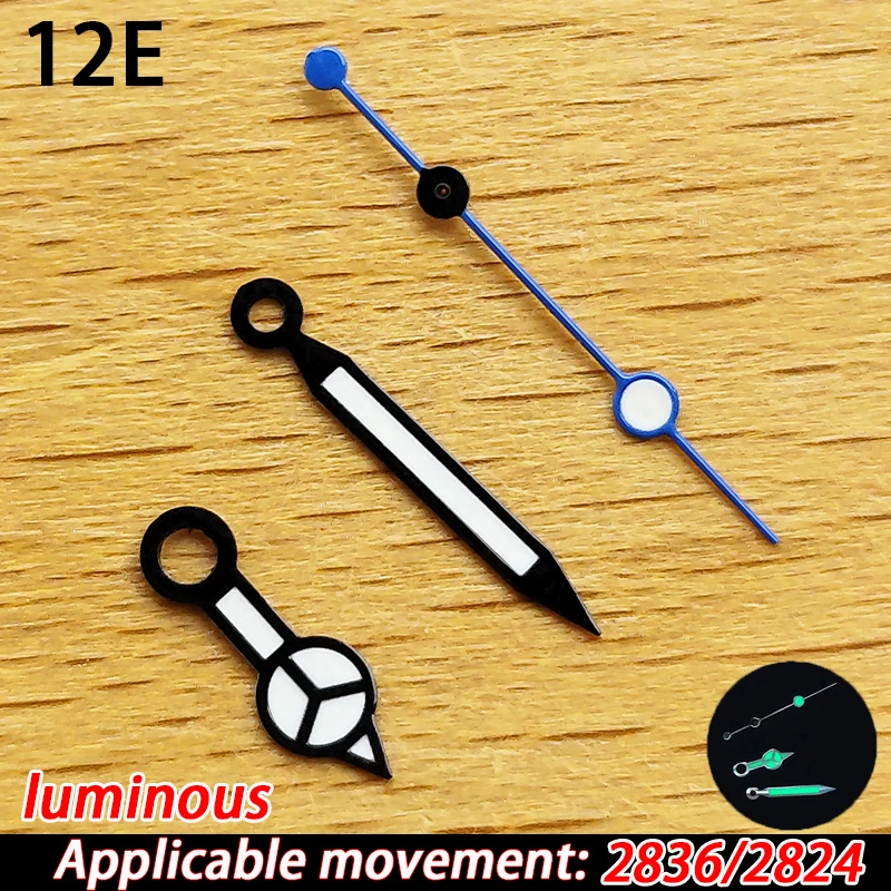 مشاهدة أجزاء مؤشر إبر noctilucent ل NH3/2836/2824/35/36 8205/8215 مؤشر ساعة يد تعمل بالحركة إصلاح استبدال أجزاء