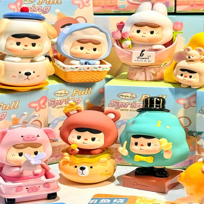 Baobao Spring Camping Trip Series Blind Box Guess Bag Mystery Box Toys Doll Cute Anime Figure Desktop Ornaments Gift