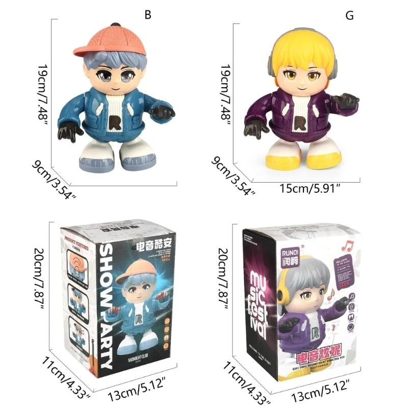 Thú Vị Robot Bé Trai/Bé Gái Đi Bộ Múa Âm Nhạc Vui Chơi Cho Bé Trai Bé Gái Cho Trẻ Chiếu Sáng Điện Tử Thú Cưng 15UB