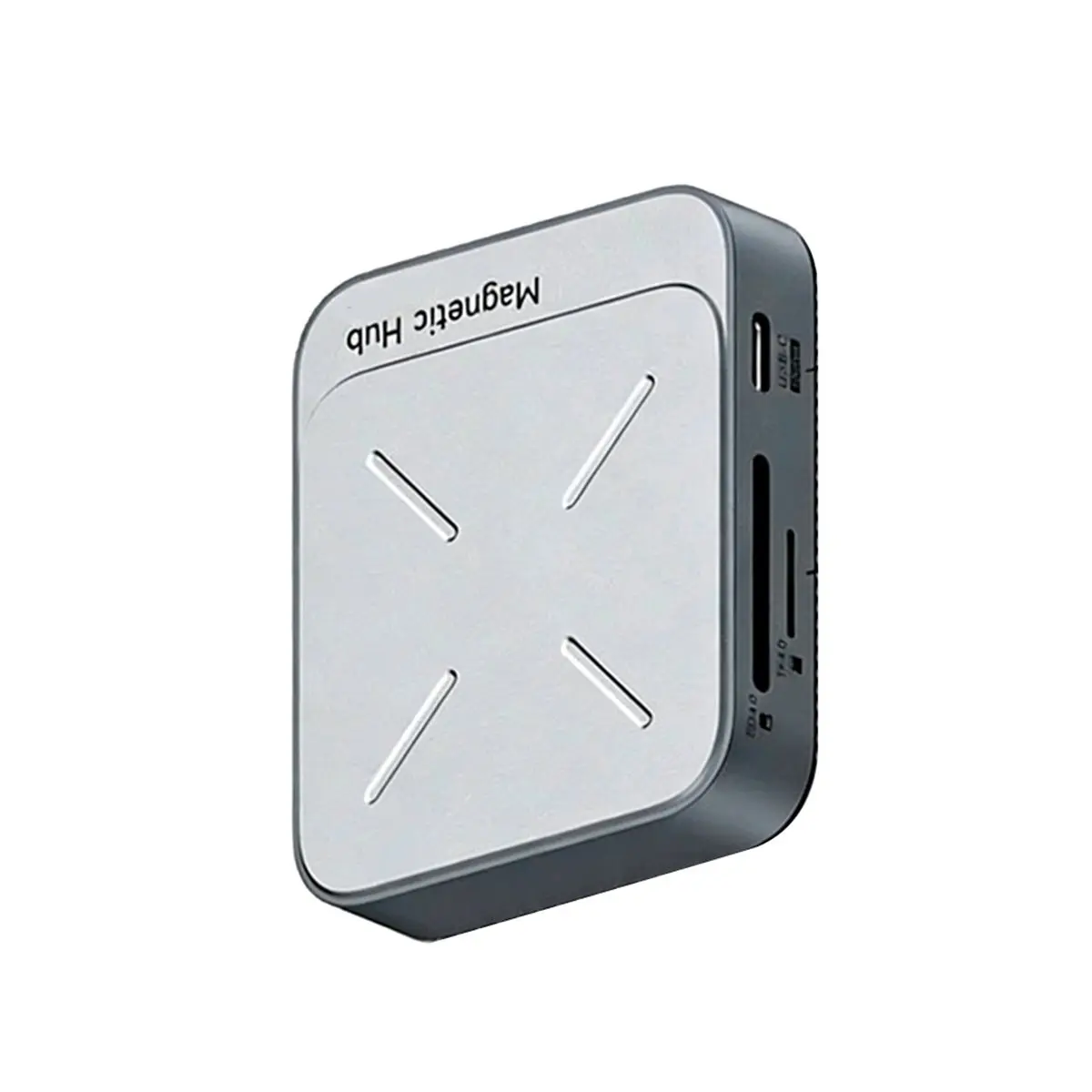 [AC18 Digital]/Magnetic Card Reader SD4.0 312MB/S USB-C to SD MicroSD TF Memory Card Magnet HUB UHS-II for Laptop Phone