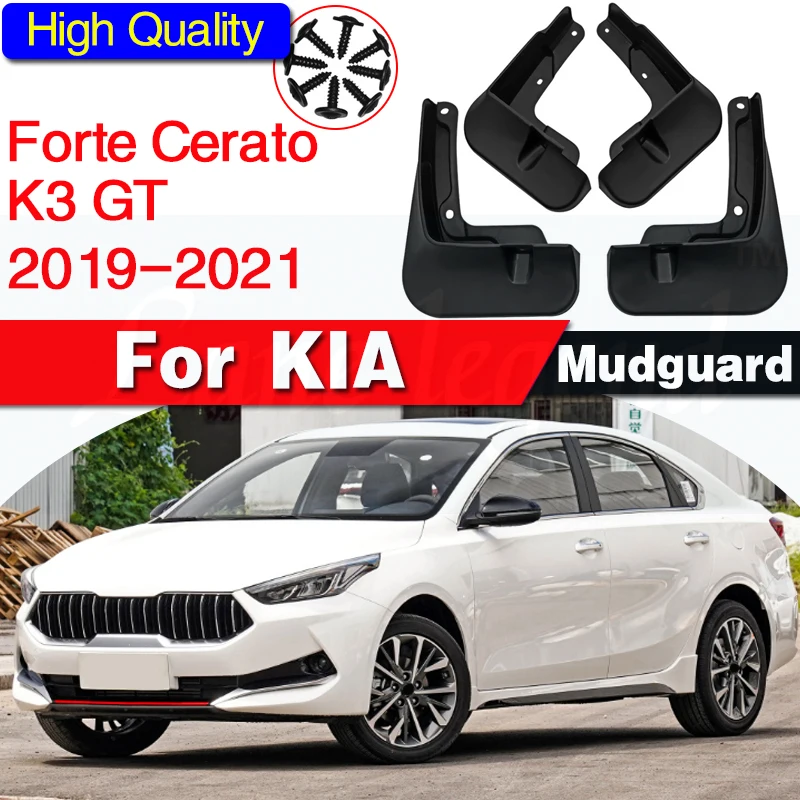 For KIA Forte Cerato K3 GT 2019 2020 2021 Car Mudguard Anti-splash Anti-Fouling Front Rear Fender Accessories