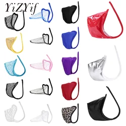 Lace Mesh C-String Sexy Underwear For Men See Through Invisible G-Strings Panty Lingerie Bulge Pouch Thong Breathable Briefs